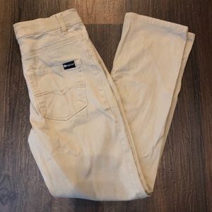 MATIX Boys Chino Khaki Adjustable Waist Pants Size 16